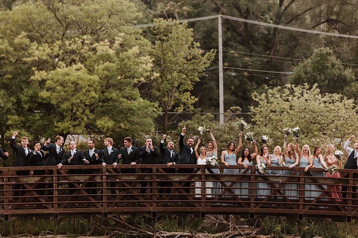 Wedding Party Photos in Elgin Illinois