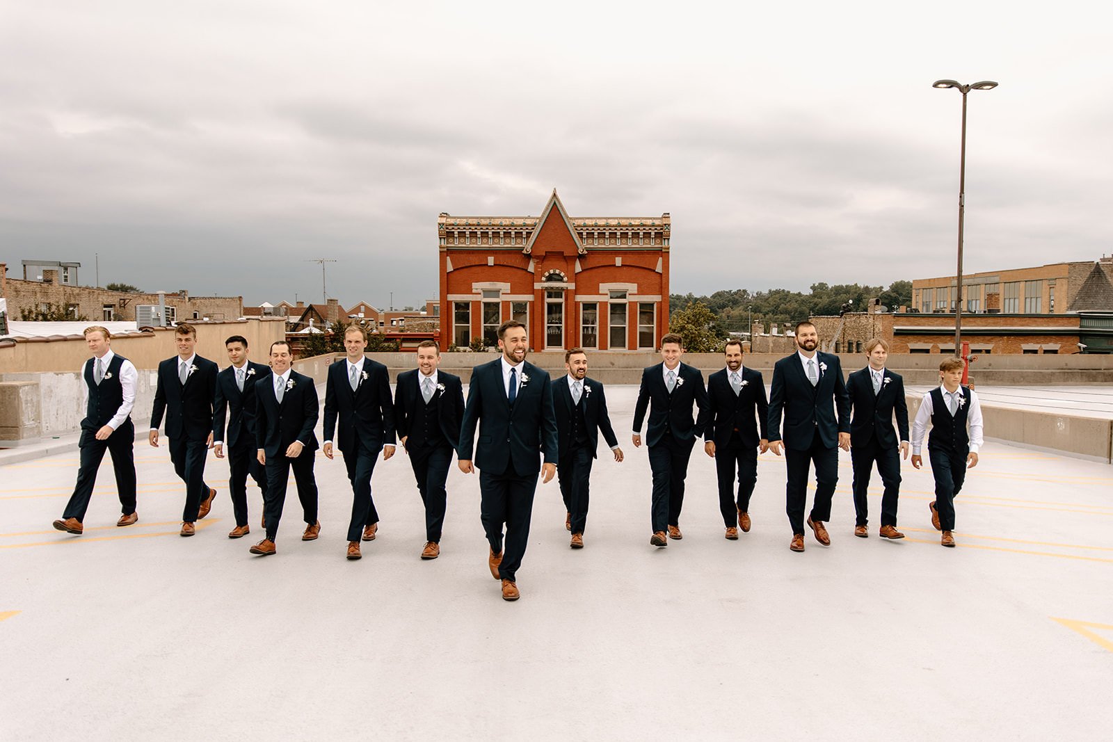 Groomsmen large group photos