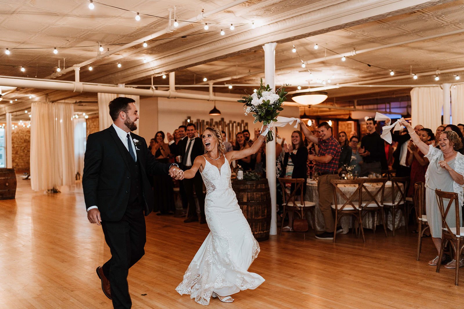Highland Loft wedding reception space