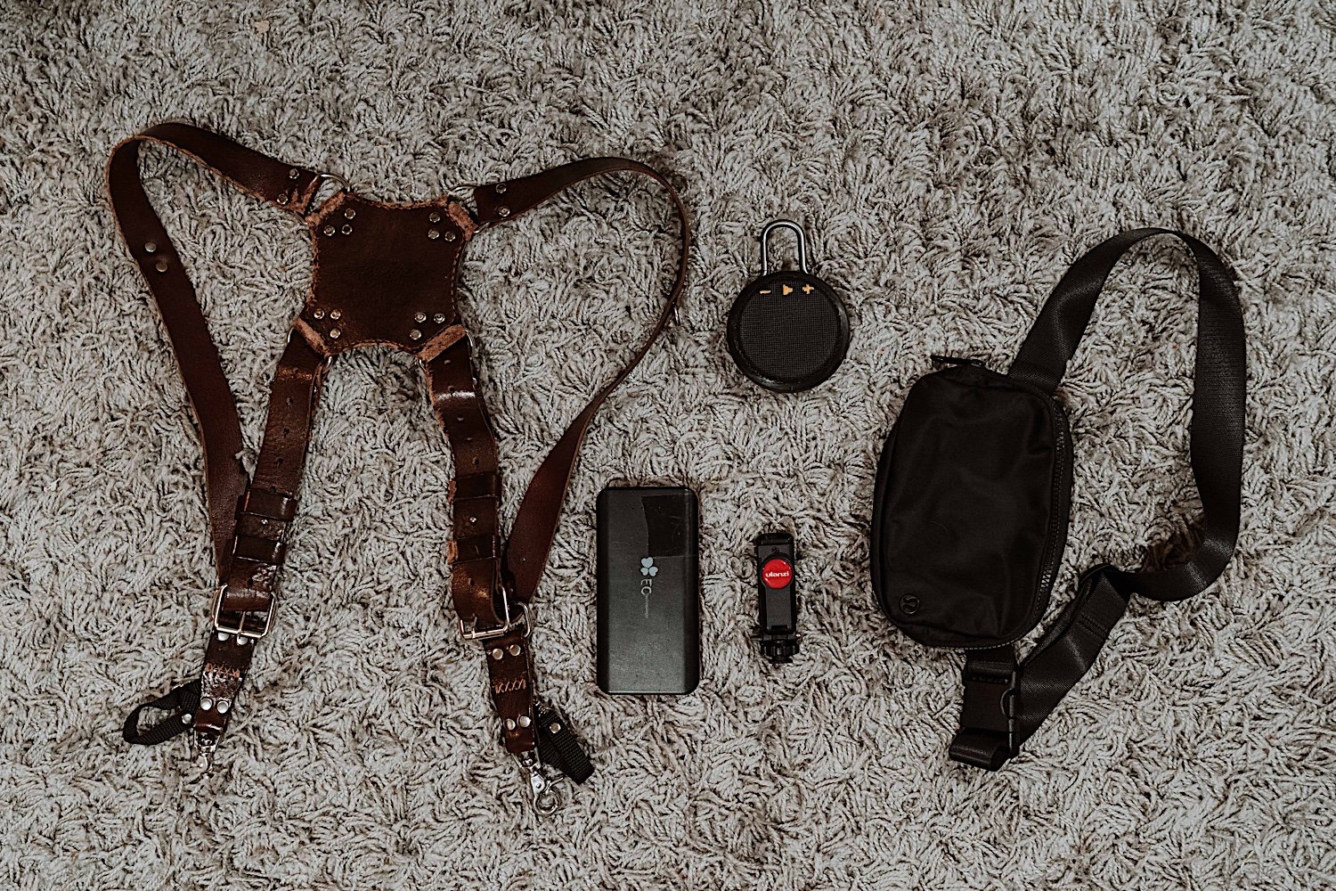 Some of the gear that is used in wedding photography