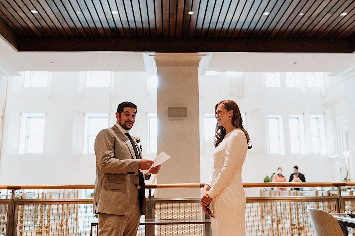 chicago downtown elopement - intimate wedding