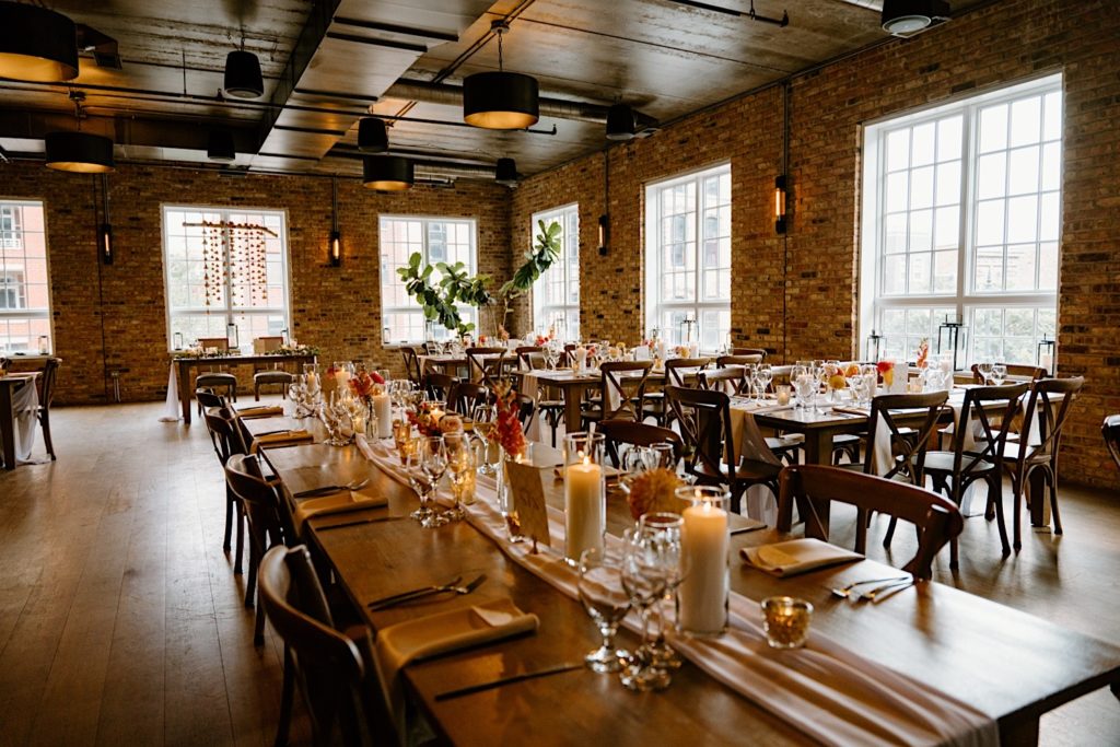 The reception space at Loft Lucia.