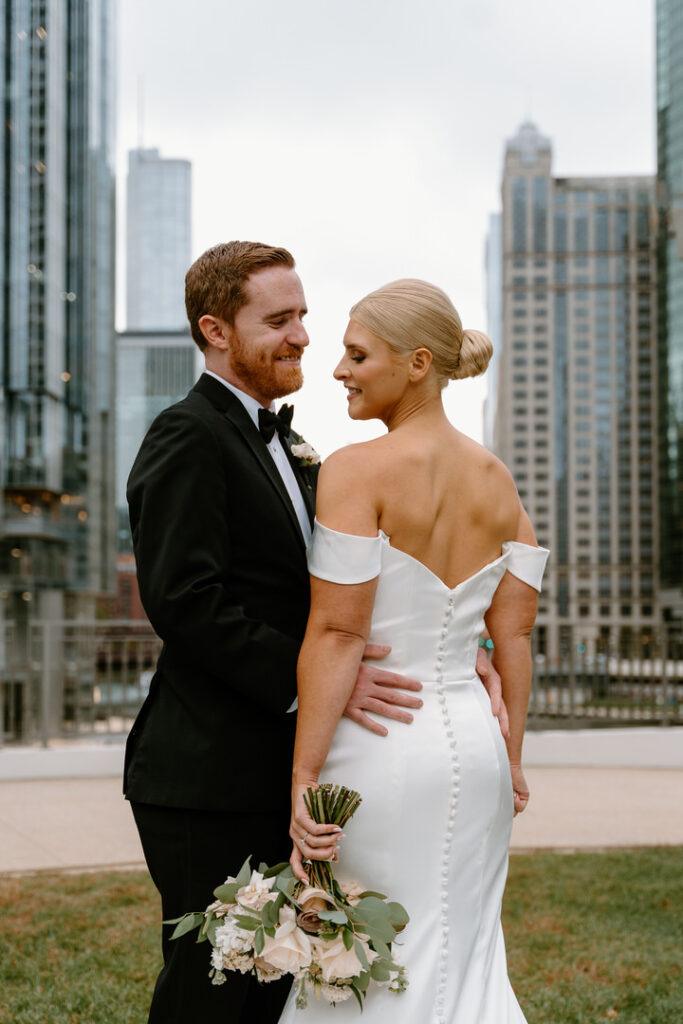 Chicago wedding photographer - Riverwalk Chicago