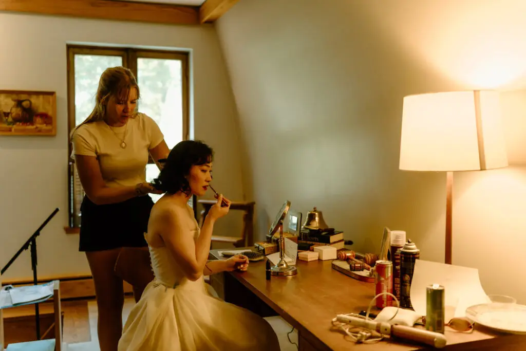 DIY details at Michigan destination wedding