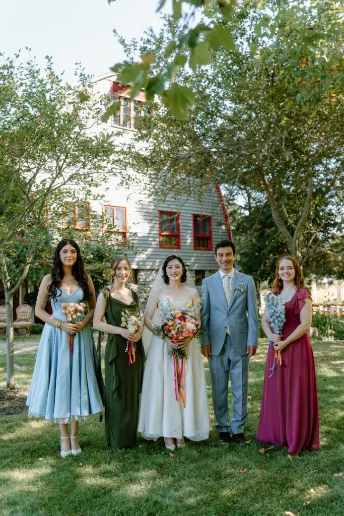 Destination wedding photographer Michigan family farm wedding