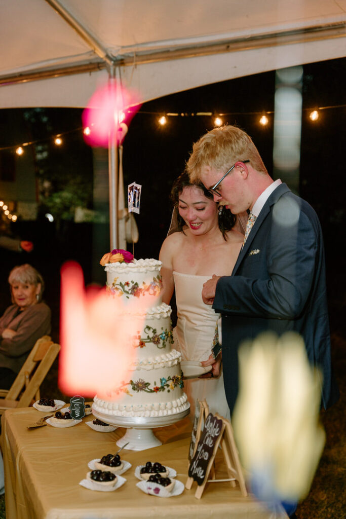Destination wedding photographer Michigan family farm wedding